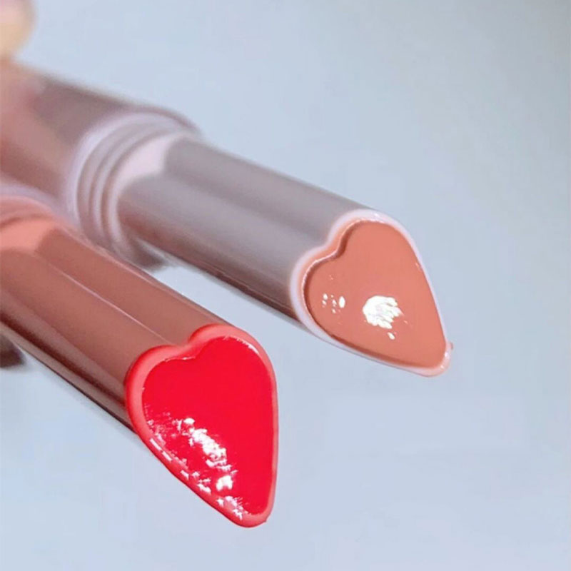 Crayon Rouge à Lèvres FLORTTE First Kiss Love Stick avec Miroir - 13 Teintes