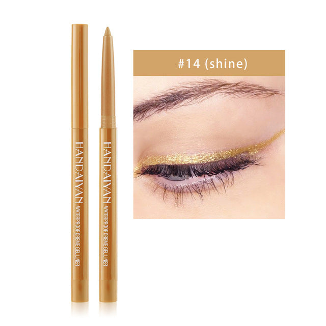Crayon Eyeliner Nacré Mat Waterproof Ciel Étoilé - 20 Couleurs