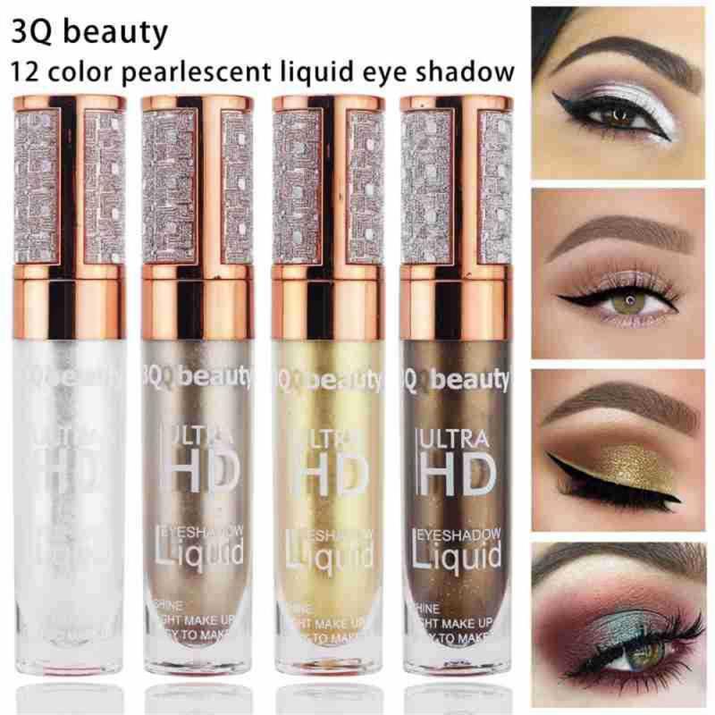 Fard à Paupières Liquide Diamond Nacré Scintillant - 12 Teintes